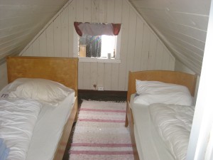 sleeping room top right